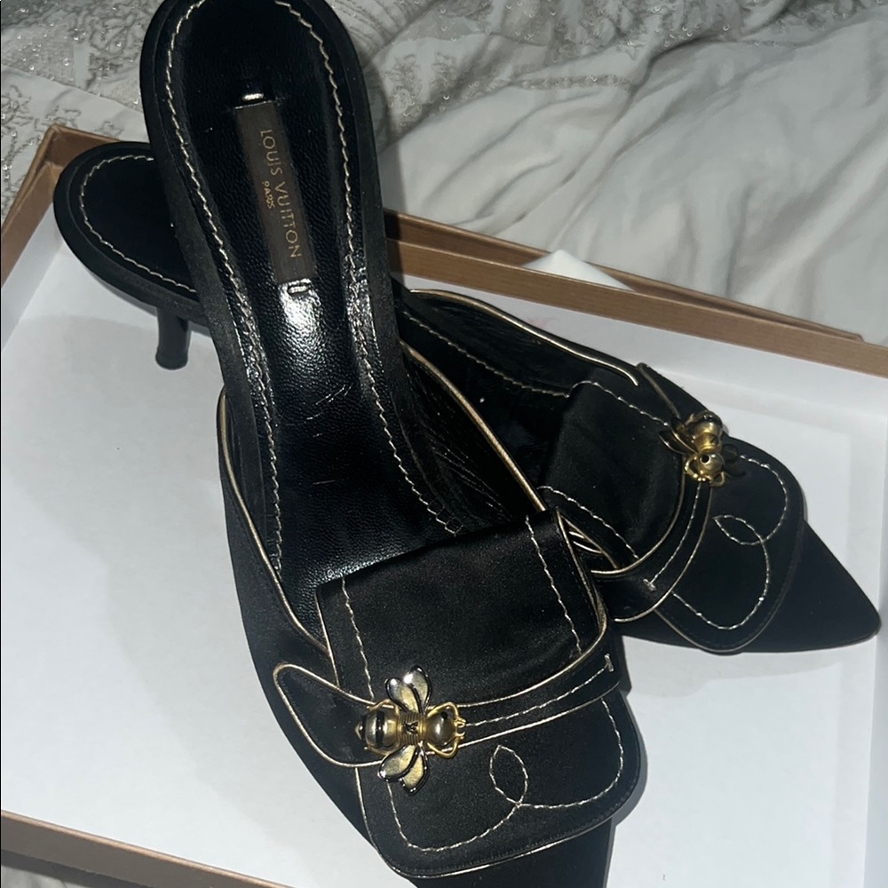 Louis Vuitton Black Heels Timeless Elegance